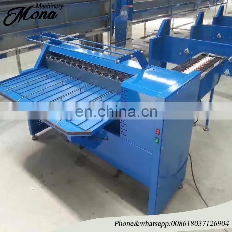 Stainless steel duck egg grading machine / duck egg sorter /duck egg grader
