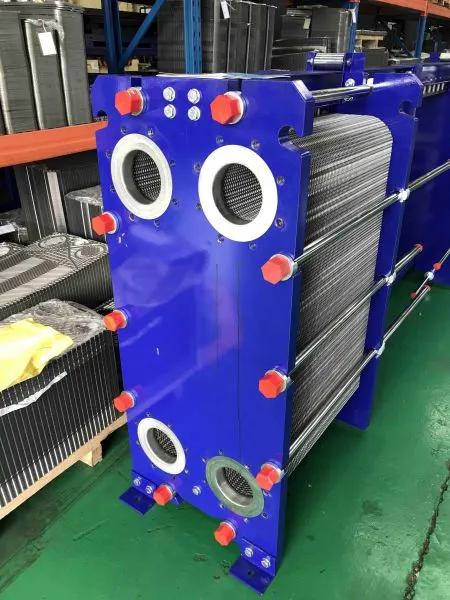 What is the purpose of a plate heat exchanger?