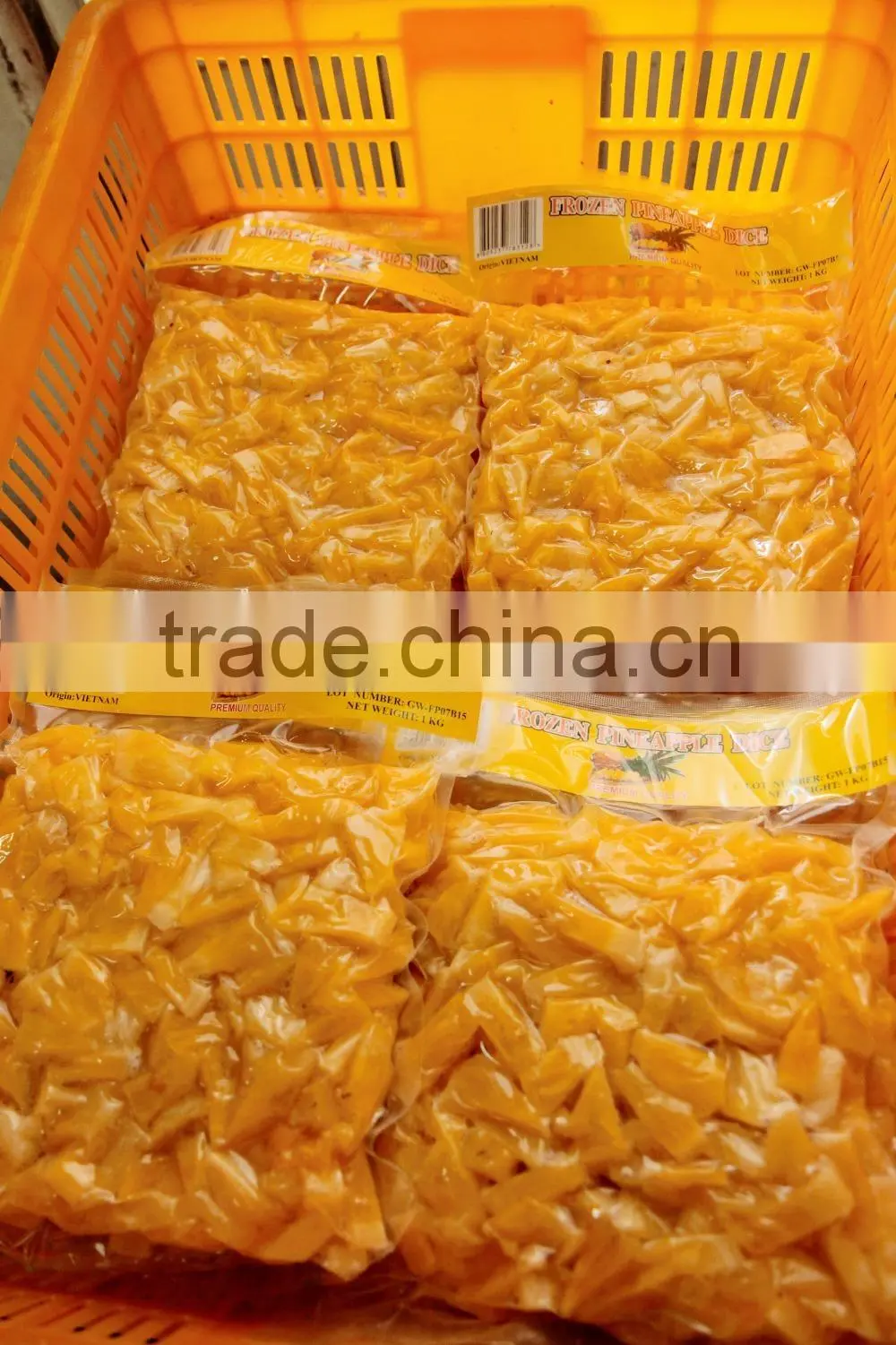 Frozen Pineapple Sliced from Vietnam
