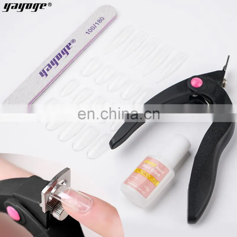 Nail Art Accessary Press On Children Nail Tips Half Cover Kit