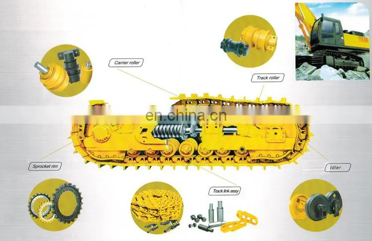 High quality Excavator bottom roller NEW HOLLAND D180 track roller