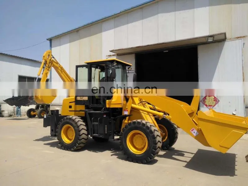 Hydraulic Backhoe Loader with Bucket