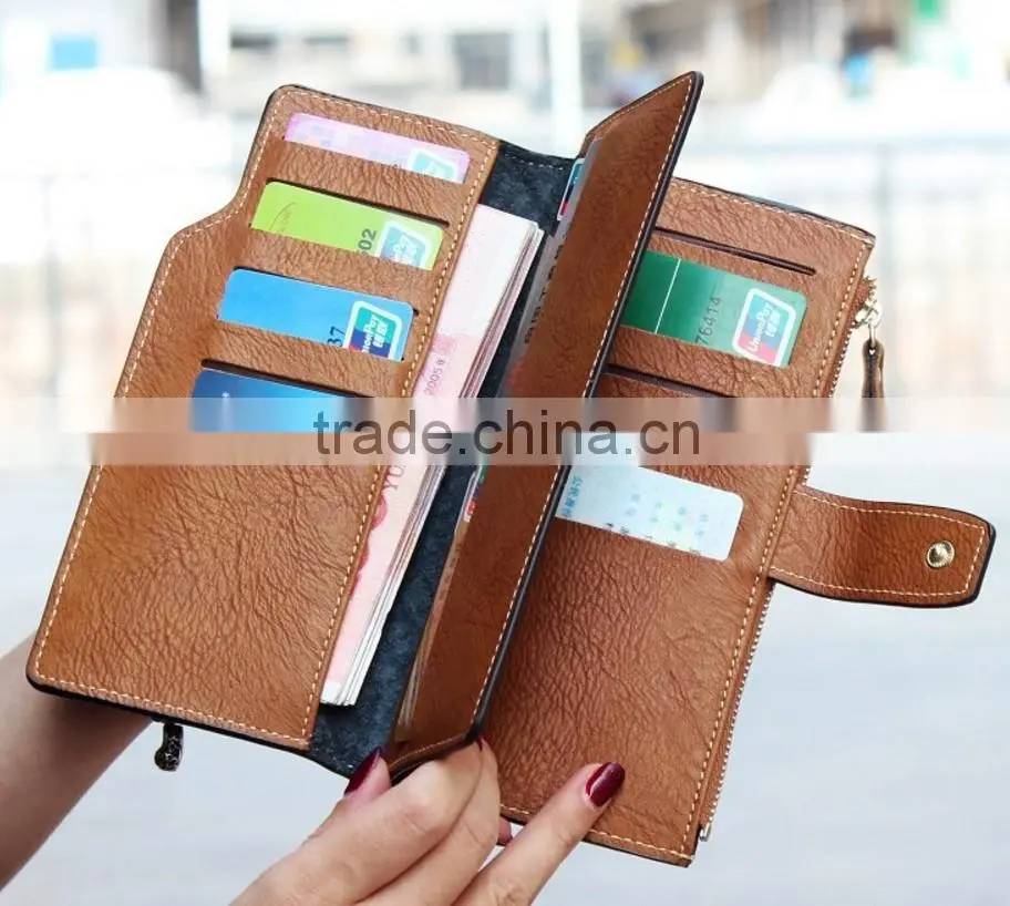 Women wallet female ultra-thin design women's bow long wallet multi card holder wallet women's wallet purse