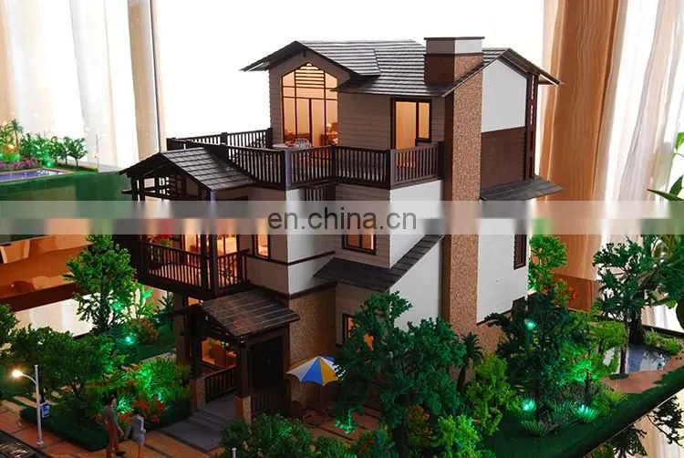 Model Product model miniature house ,handmade architectural villa model