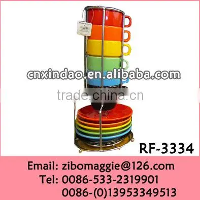 Popular Stackable Promotional Mug Made In China for Ceramic Coffee Mug/ Cup Display Rack