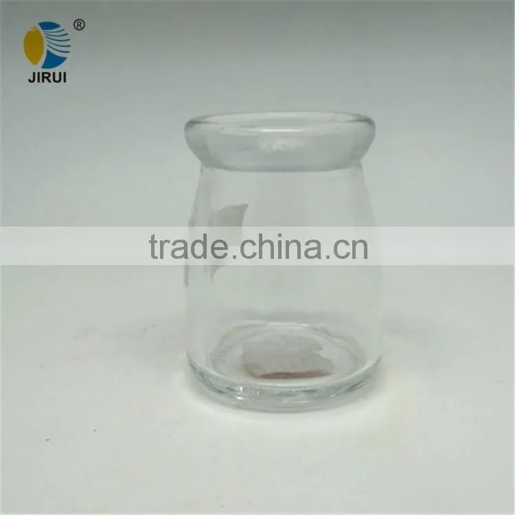 100ML glass pudding jar with high quality