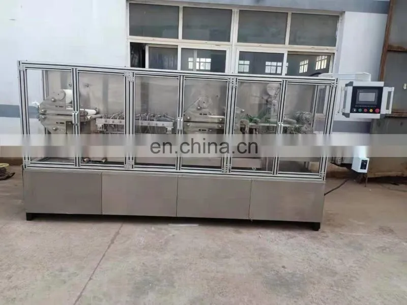 High speed wet tissue production line cheap price baby wet wipes folding machine