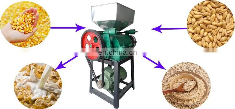 Home Use Wheat Oats Maize Corn Flakes Cereal Maker Making Machine Price For Sale