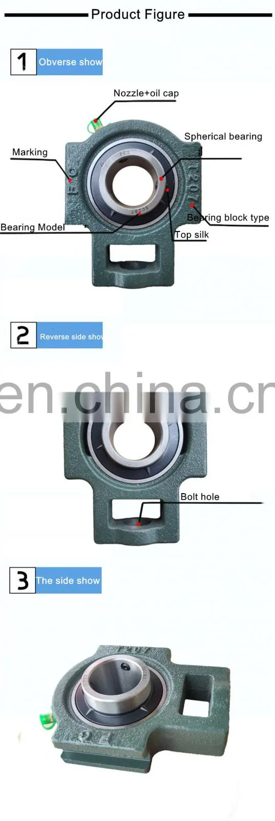jib pillow block bearing uct 207