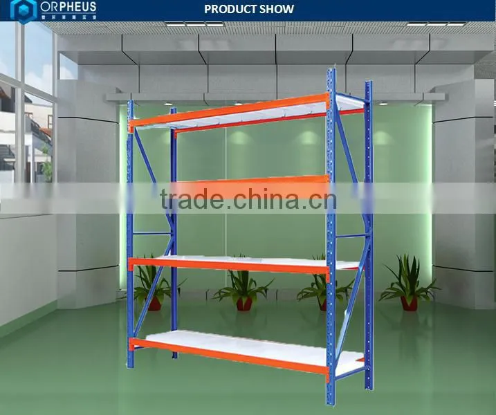 Henan manufacture of supermarket heavy duty shelfs 4 layer metal storage racks
