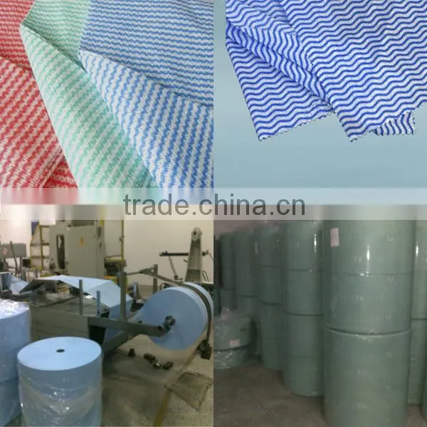 spunlace nonwoven cleaning wipe