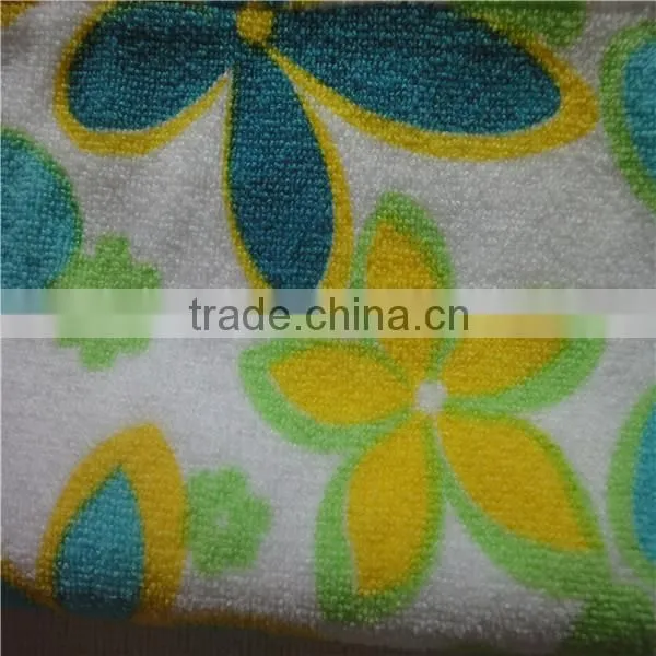 Ultra soft microfiber printed towel wholesale