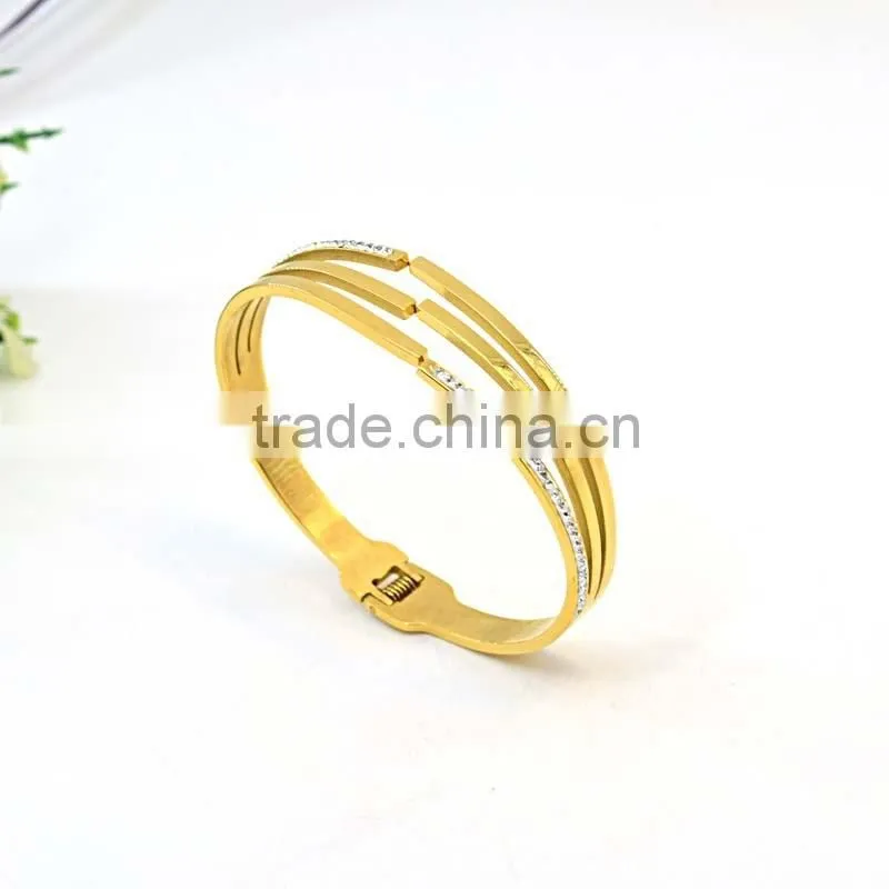 new products 2016 specail design Gold Color Luxury Bracelet for women