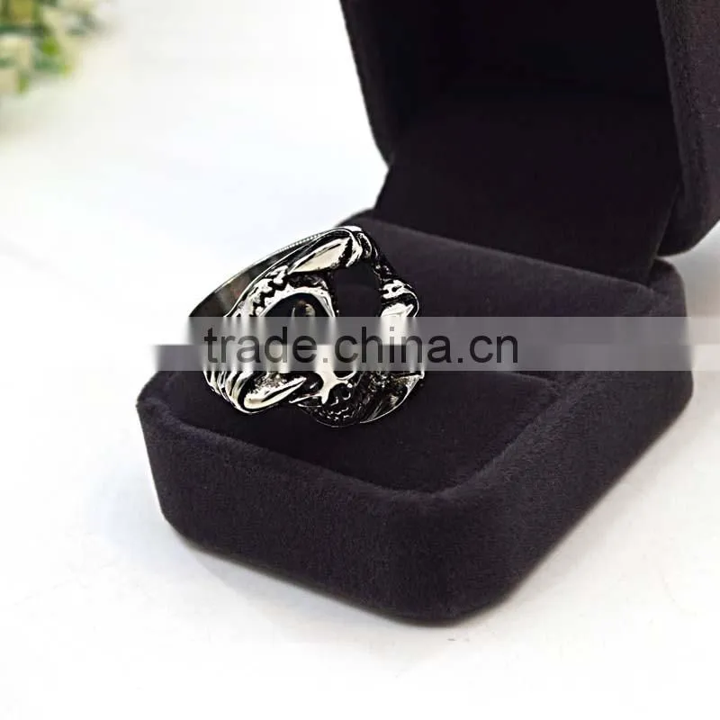 2016 casting stainless steel gothic fashion rings
