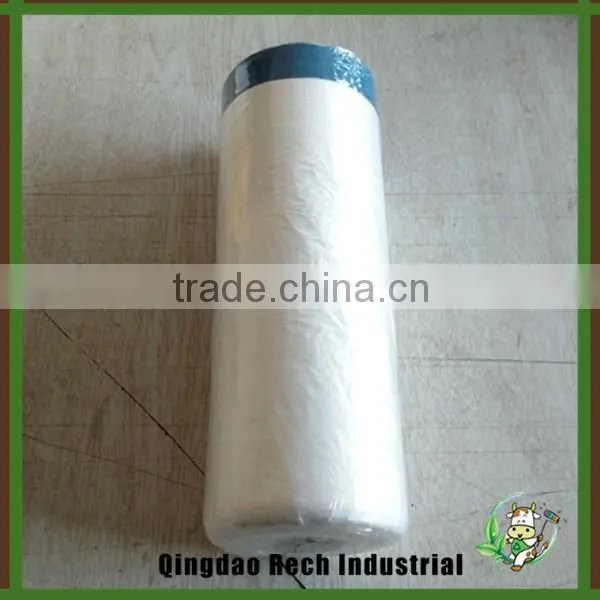 building pe-taped masking film dust drop cloth cover