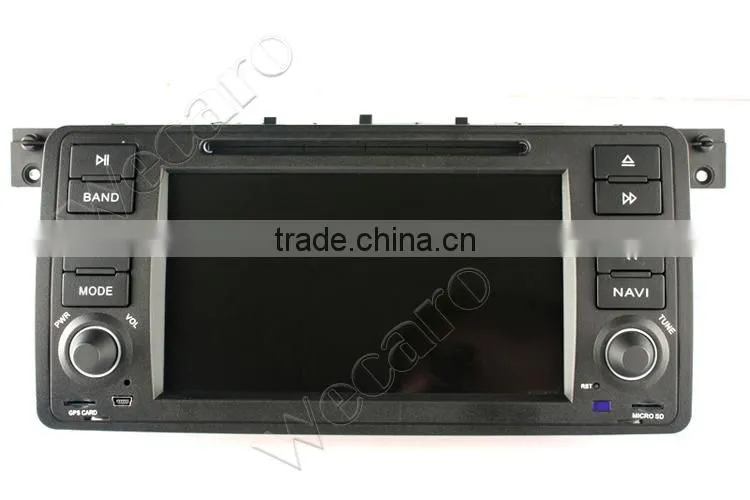 7 inch Top Version Android 4.4.4 navigation systesm in dash for bmw e46 m3 car dvd player mirror link 1.6 ghz cpu 1998-2005