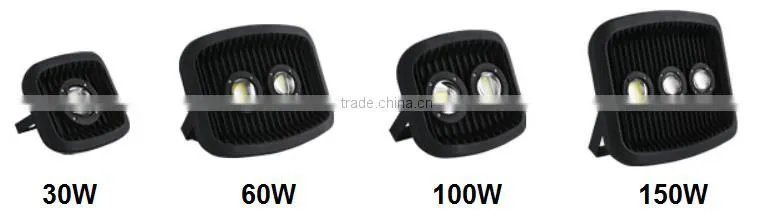 30w,60w,100w,150w CE RoHS outdoor integration 150w led spot light waterproof