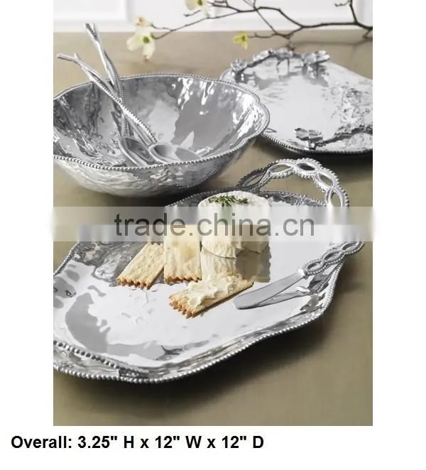 Antler handle tray Aluminum