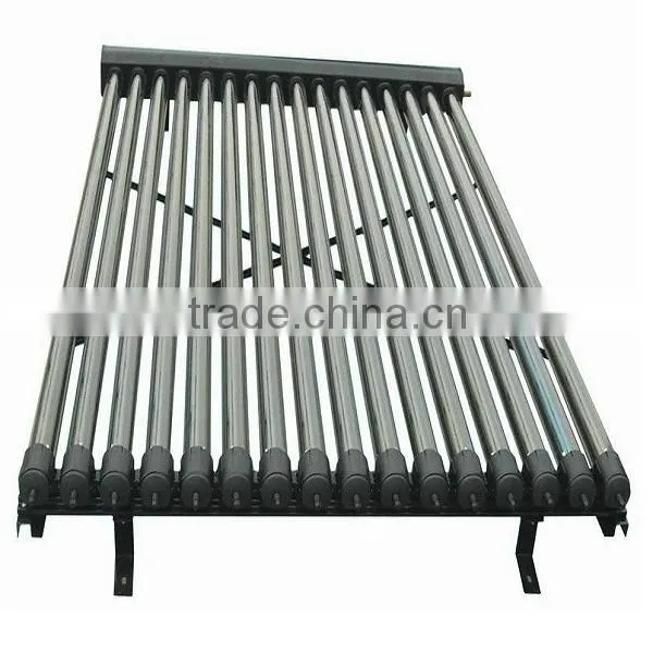 16 copper pipes pressured evacuated tube solar collector