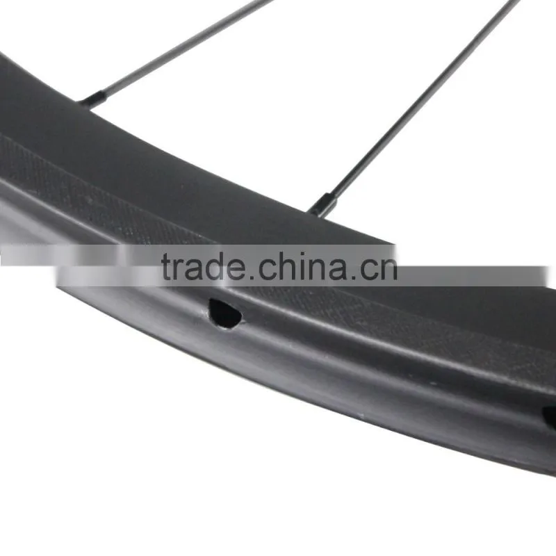 2016 High grade carbon road bike wheels 700C 38mm tubular disc brake wheel cyclocross carbon wheels