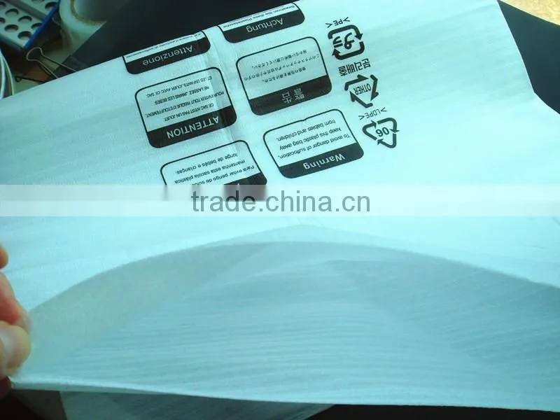 epe foam bag with different color printing