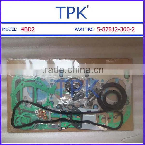 Isuzu 4JB1 Gasket Kit 5-87810-289-2 5-87810-457-2, 4JB1 Cylinder head gasket set 8-94109-553-1