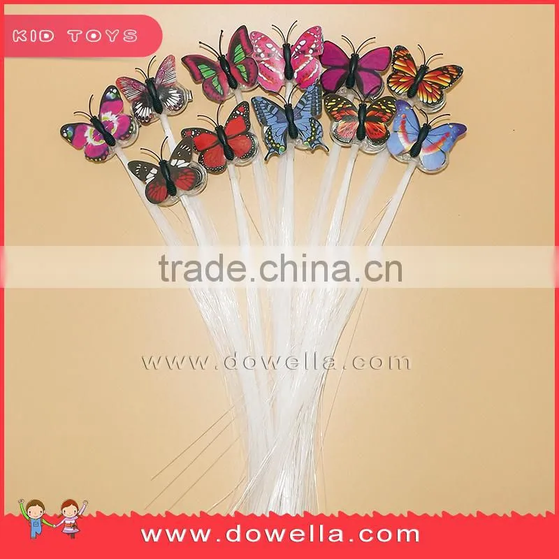 Led hair braid with plastic fiber optic, Led flashing hair accessories