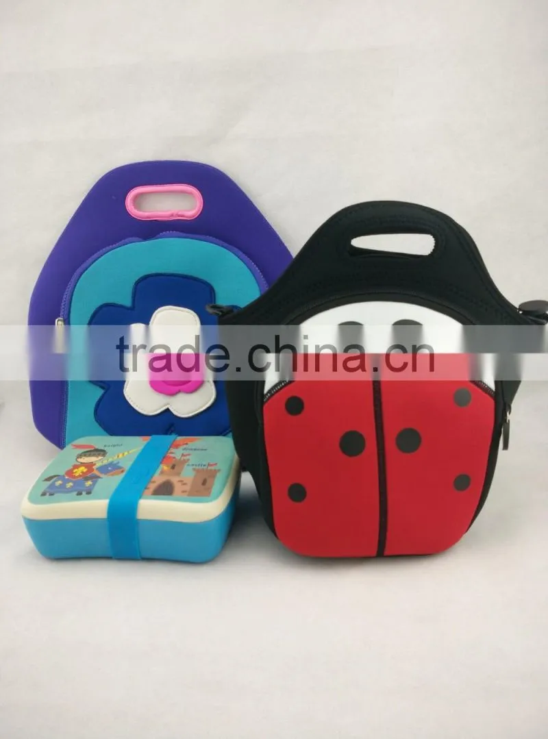Bamboo fiber biodegradable and eco BPA free children Kids lunch box