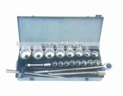 Socket spanners set 1'' 21pcs heavy type