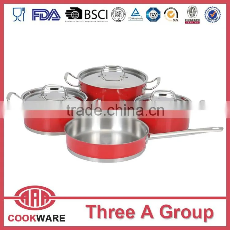 colorful cookware set