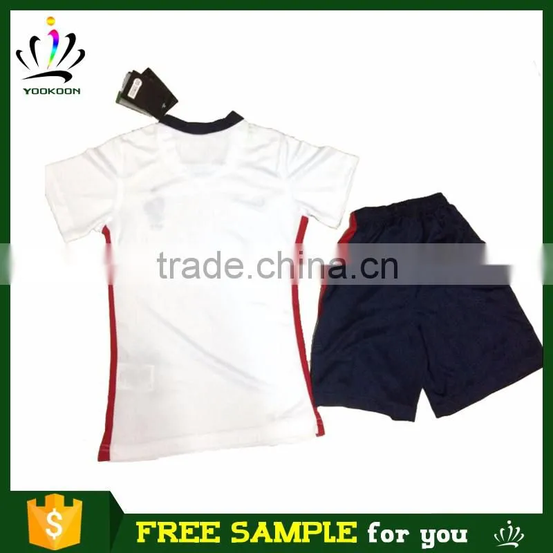 New Style trustworthy supplier france national team home soccer jersey for kids football shirt jerseys for Children