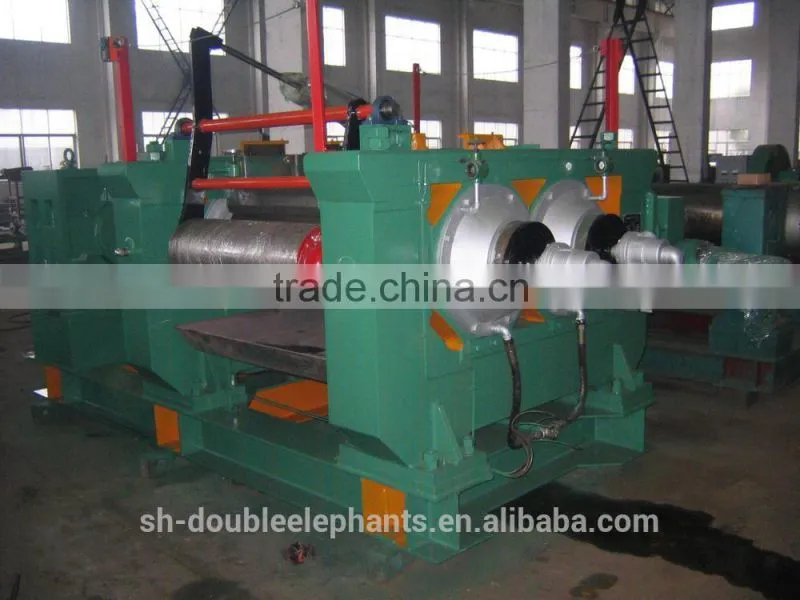Rubber refiner mixing mill