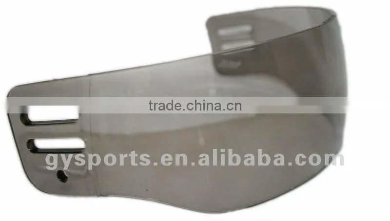 clear polycarbonate shield ice hockey helmet visor