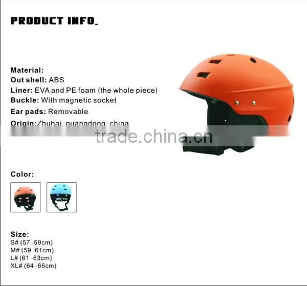 ABS high strength shell water sports helmet ,