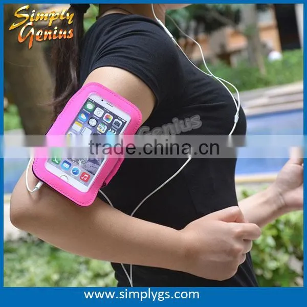 (New) Lycra sport armband for iphone 6, Lycra waterproof sport armband, Lycra cell phone armband