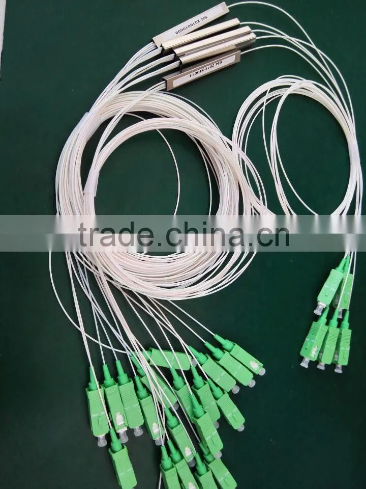 PON solution 1X2 1X4 1X8 1X64 optional Blockless PLC splitter
