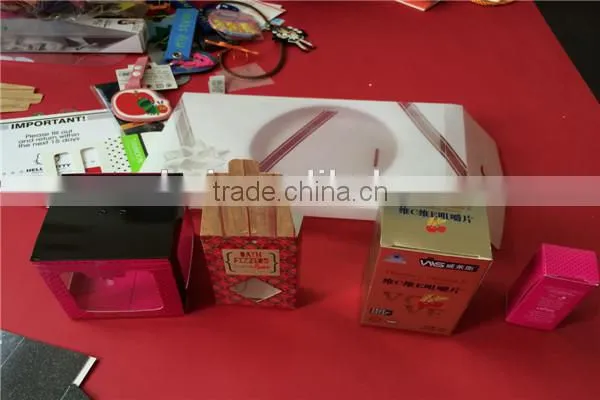 factory price pvc window paper package box for cosmetic