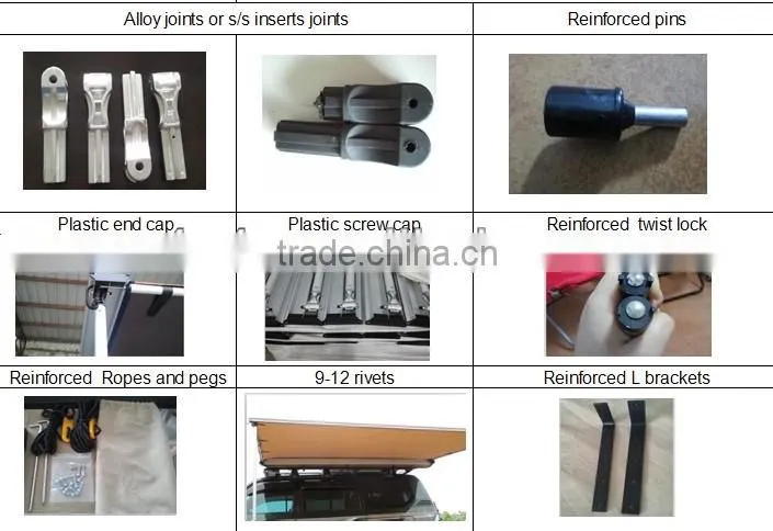 4x4 car side pull out awning/Roof tent