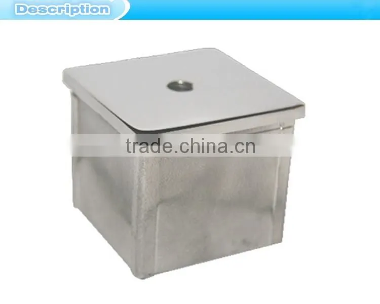 High quality square tube end cap(EC-13)