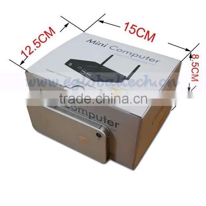 Smallest Mini PC HTPC Baytrail Intel Celeron Dual Core N2810 2GB RAM 16GB SSD laptop computer Car PC