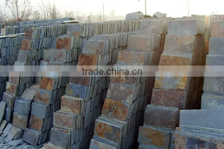 Chinese cheap natural customized various Color slate plate