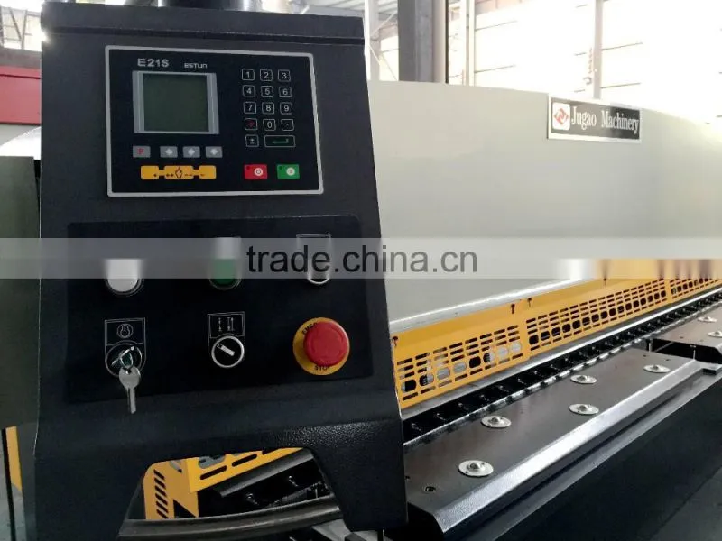 2015 New Design S hydraulic aluminum plate shearing machine , NC shears used for cutting iron sheet