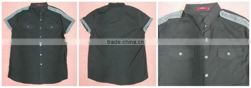 Hot sales good quality mens shirts /blouse cotton stock
