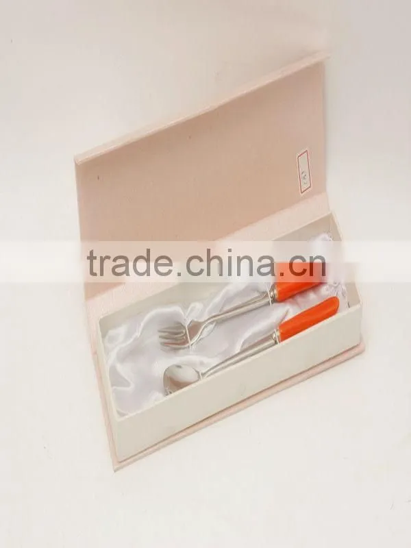 2014New style stainless steel Dinnerware sets,Tableware sets, ceramic fork and spoon set