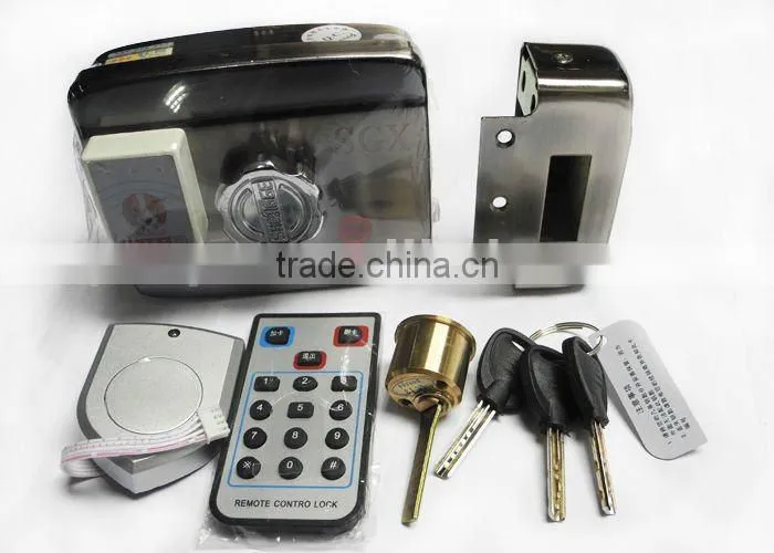 Double cylinder Mute integration brainwave lock support remote contro and smart card PY-EL16