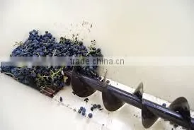 Grape peeling and crusher