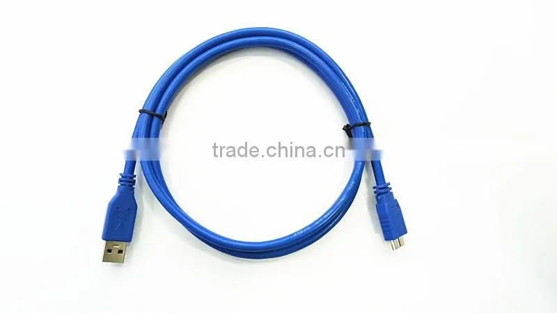 Nickel plated micro usb cable with led light micro usb data cable for smartphone