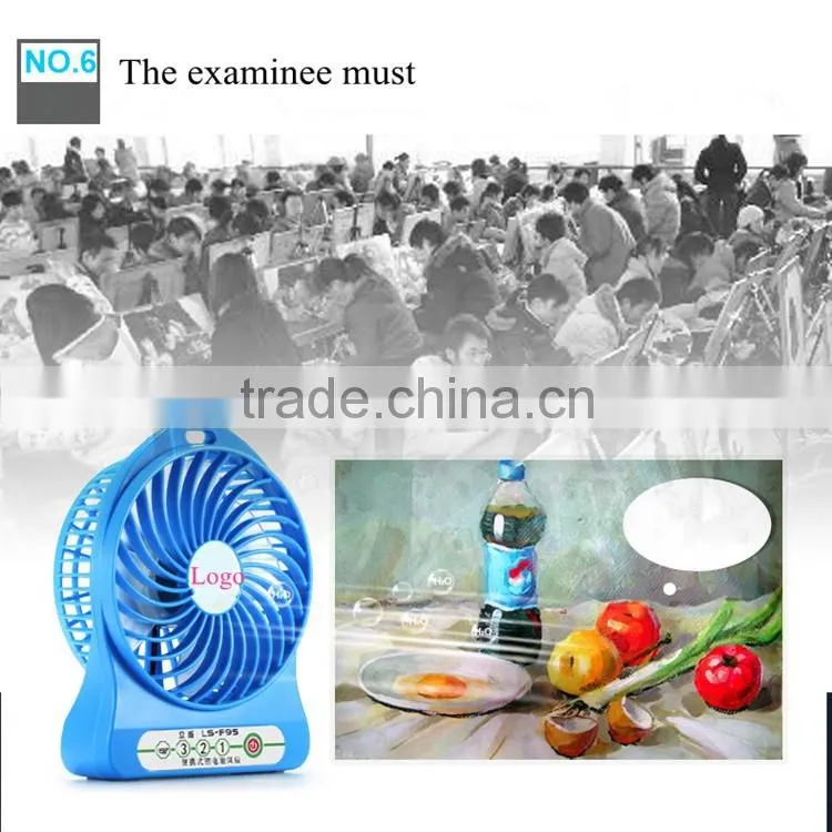 Best gift and price portable mini fan rechargeable fan with battery