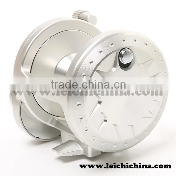 Lever drag single speed conventional saltwater jigging reel