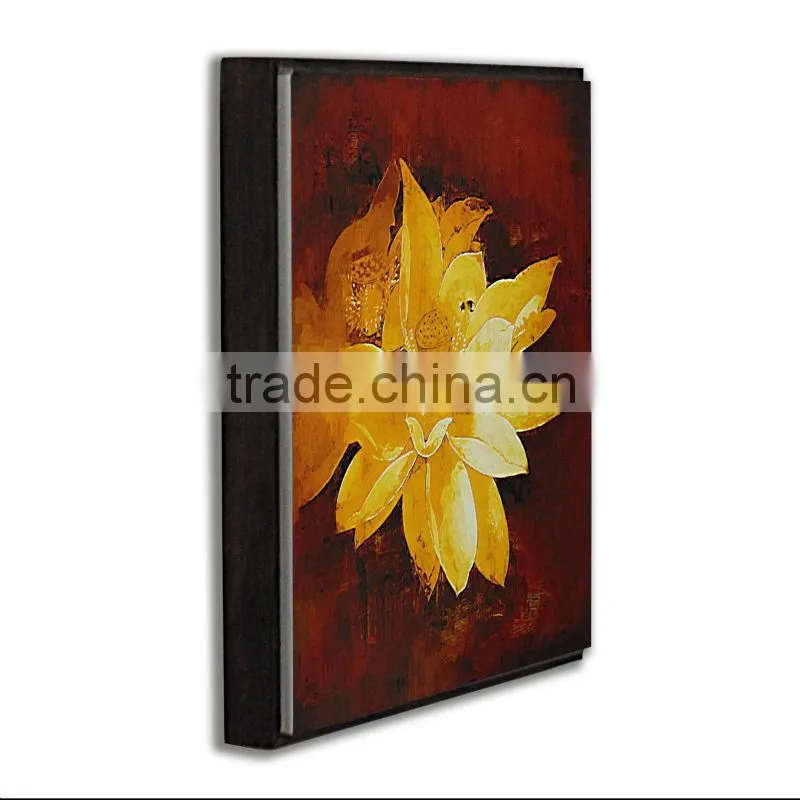 Wooden wall abstract art painting custom painting with hook